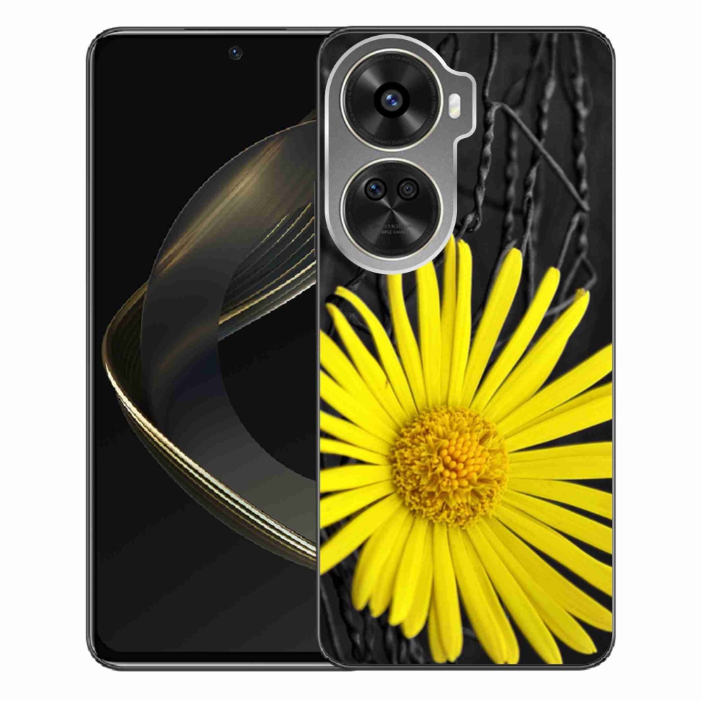 Gél borító mmCase a Huawei Nova 12 SE-hez - sárga virág