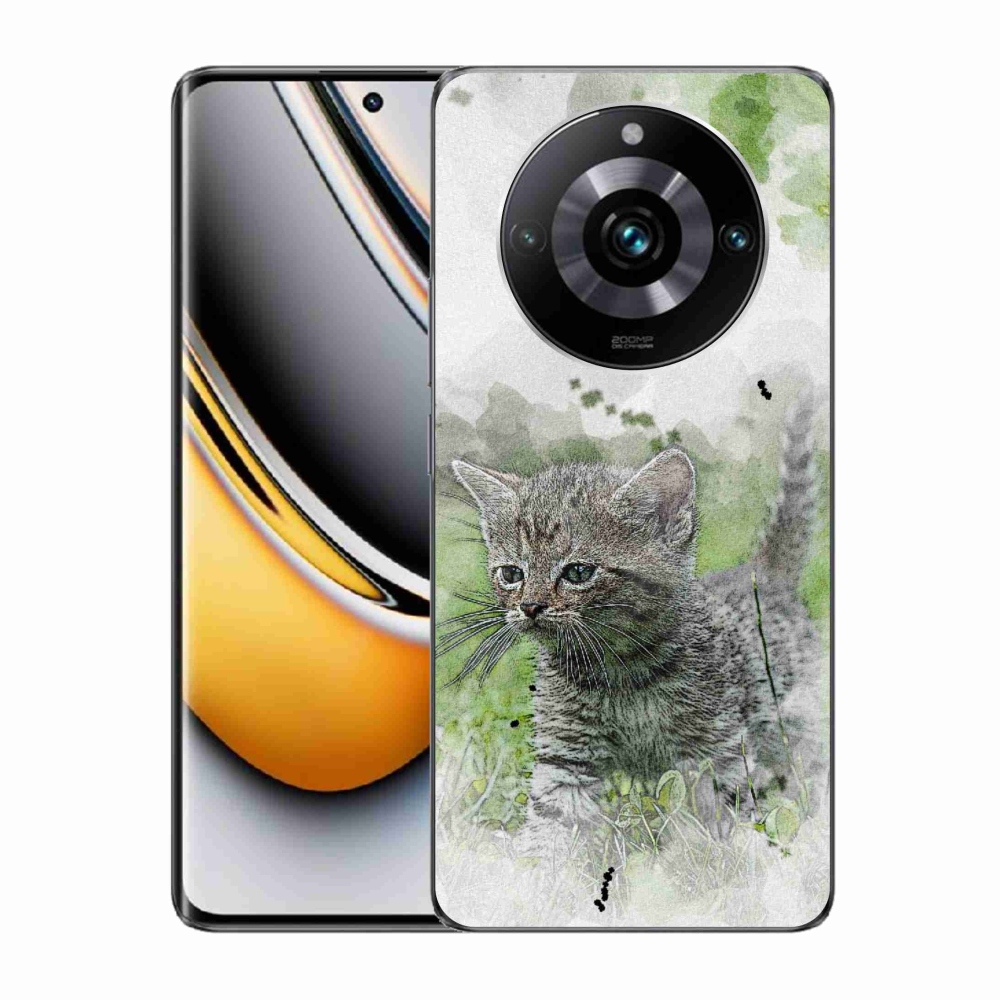 Gél borítás mmCase a Realme 11 Pro/11 Pro+ készülékhez - aranyos cica 1