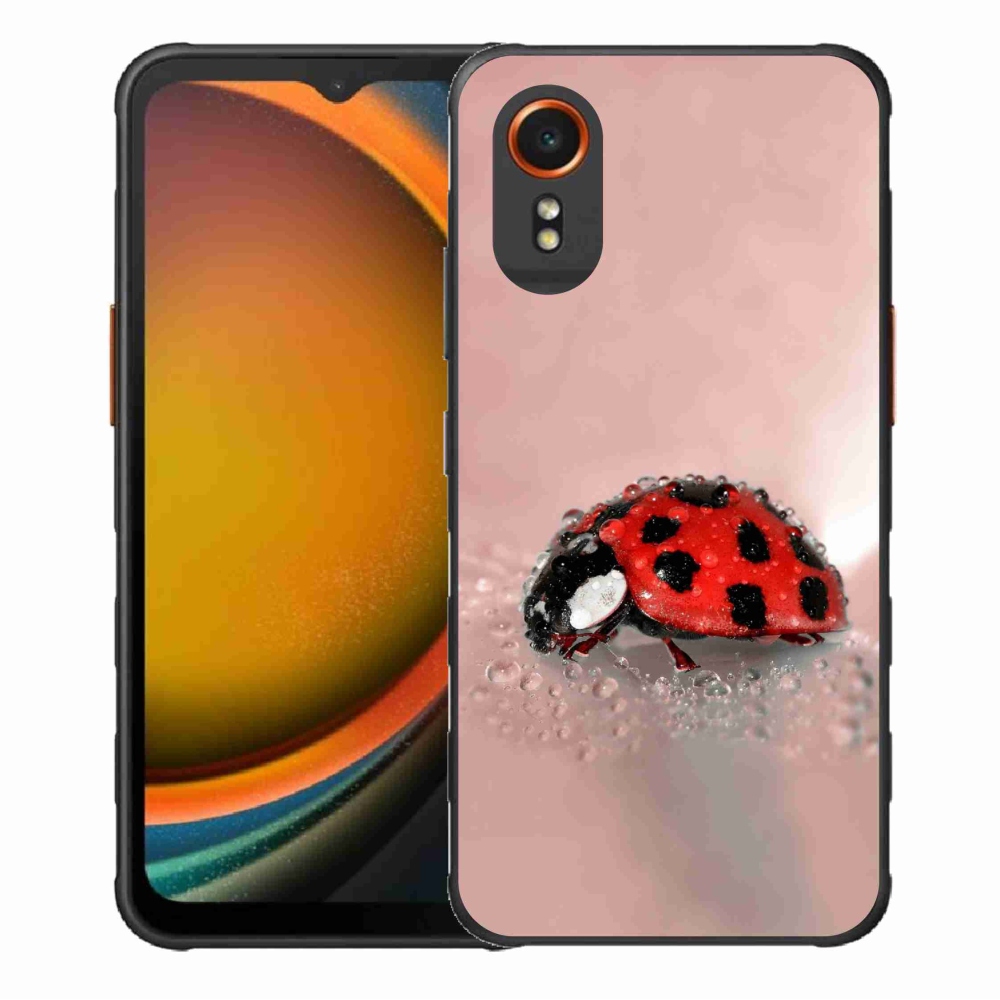 Zselés borítás mmCase Samsung Galaxy Xcover 7 készülékhez - katicabogár