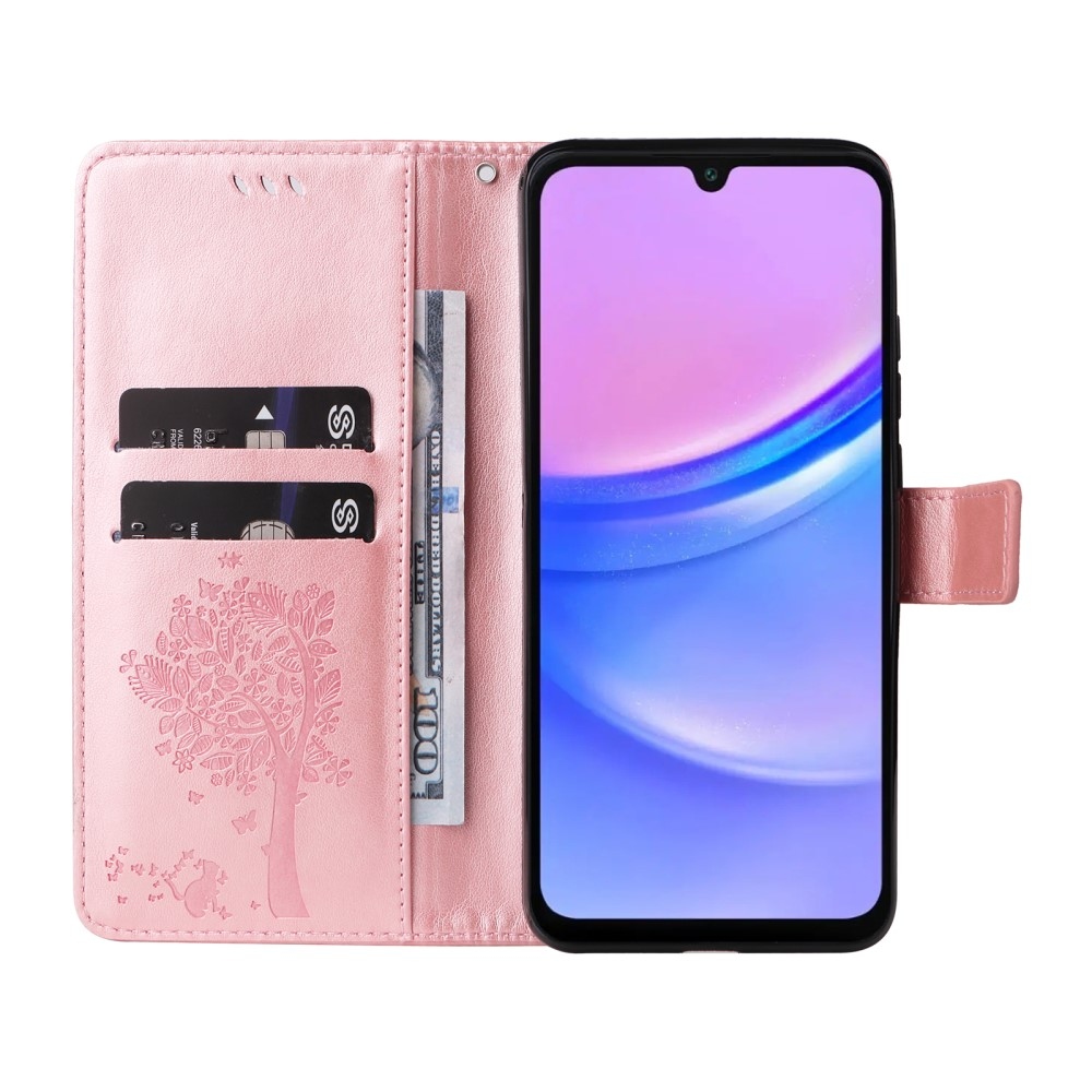 Fák könyve tok Samsung Galaxy A16 4G/5G/A26 5G - rózsaarany