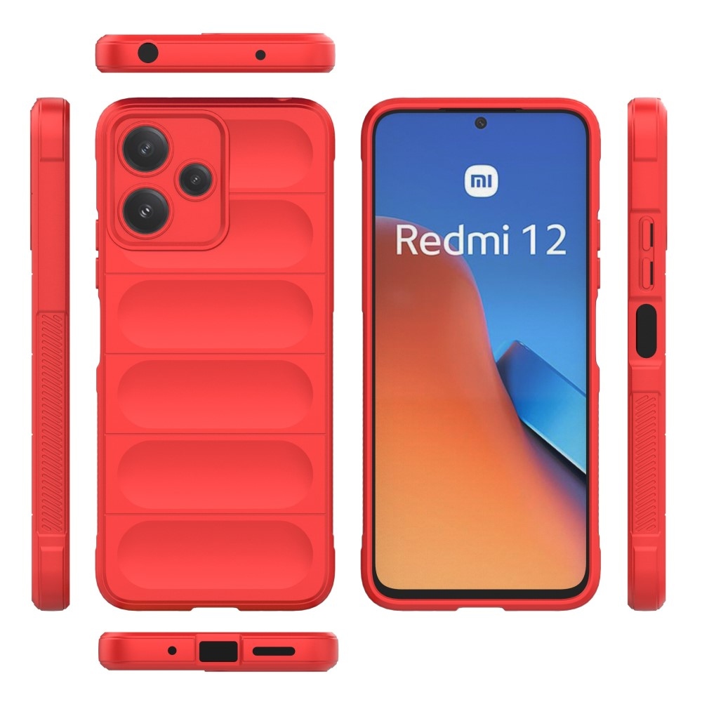 Rugg tartós zselés tok Xiaomi Redmi 12 5G - piros