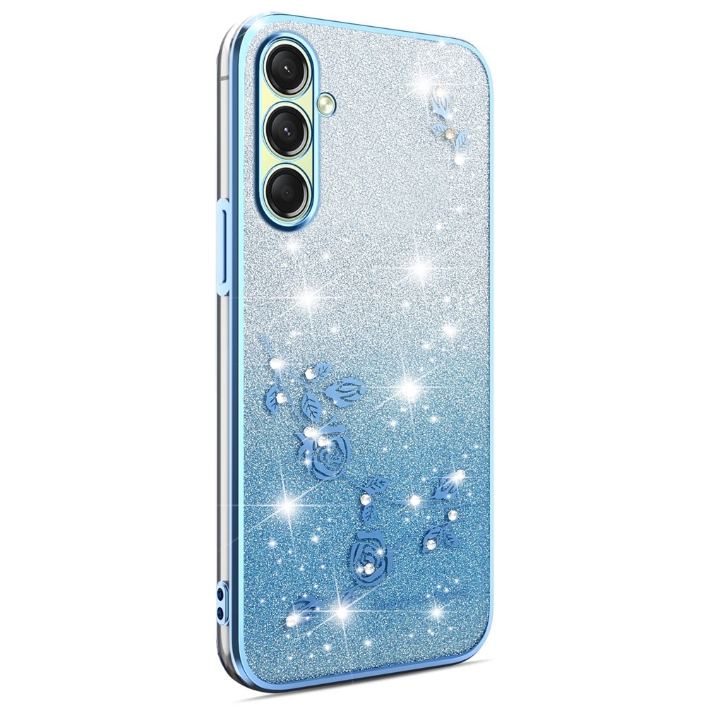 KADEM csillogó zselés tok Samsung Galaxy A17 5G - kék