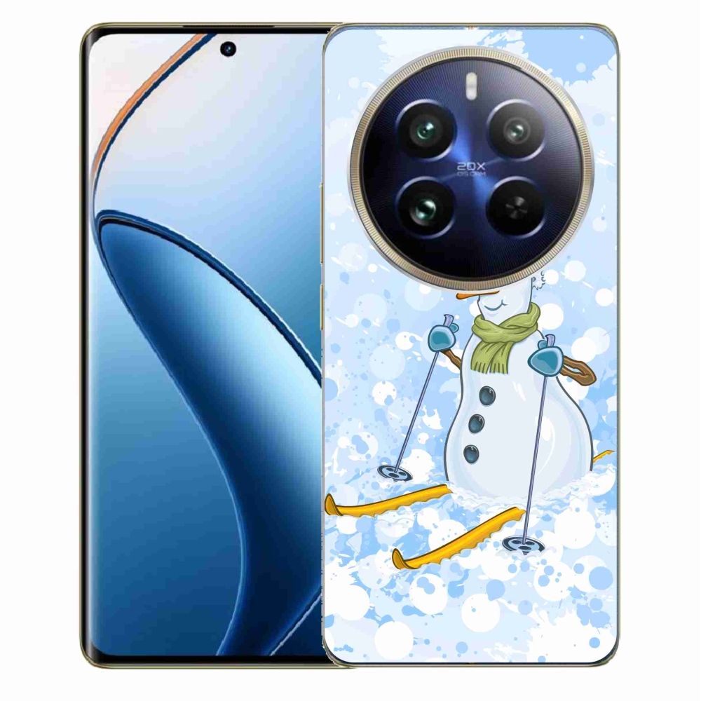 Gél borítás mmCase a Realme 12 Pro 5G/12 Pro+ 5G számára - hóember