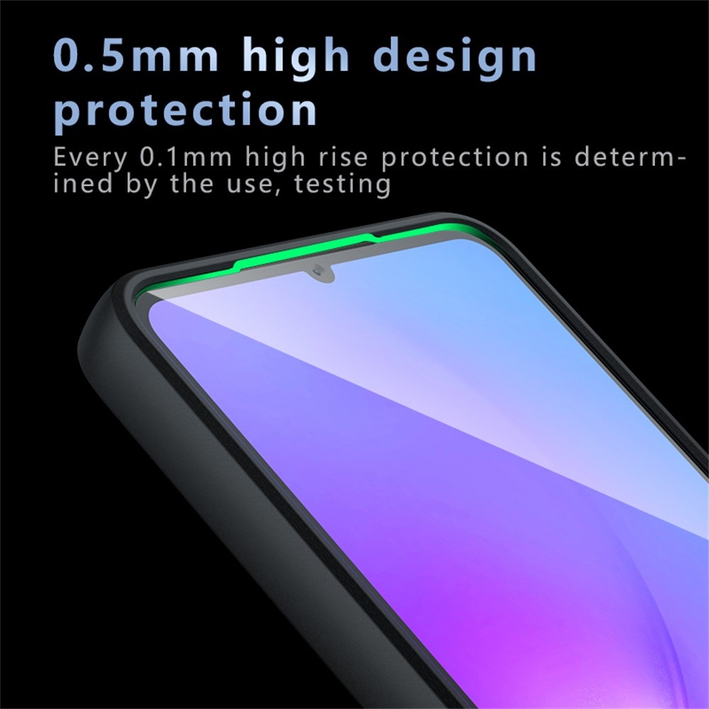 Matt zselés tok MagSafe tok a Samsung Galaxy A06 4G készülékre - fekete