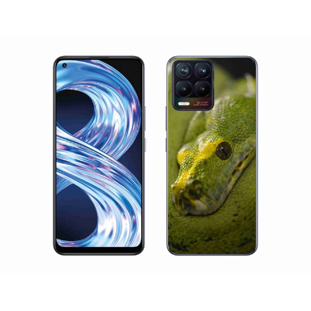 Gél borítás mmCase a Realme 8 Pro-hoz - kígyó 2