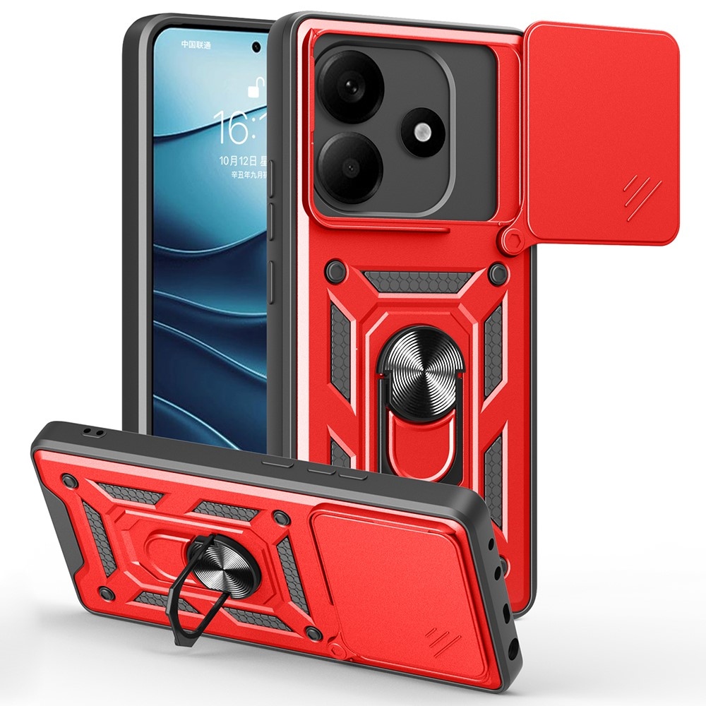 Csúszásálló borítás a Xiaomi Redmi Note 14 5G-hez - piros