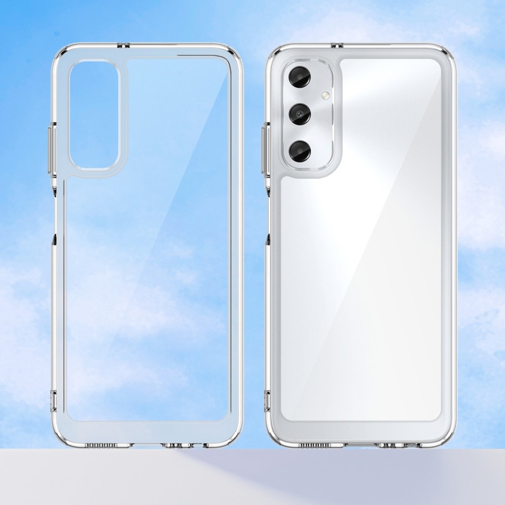 Gél tok kemény hátlappal Samsung Galaxy A05s készülékhez - átlátszó