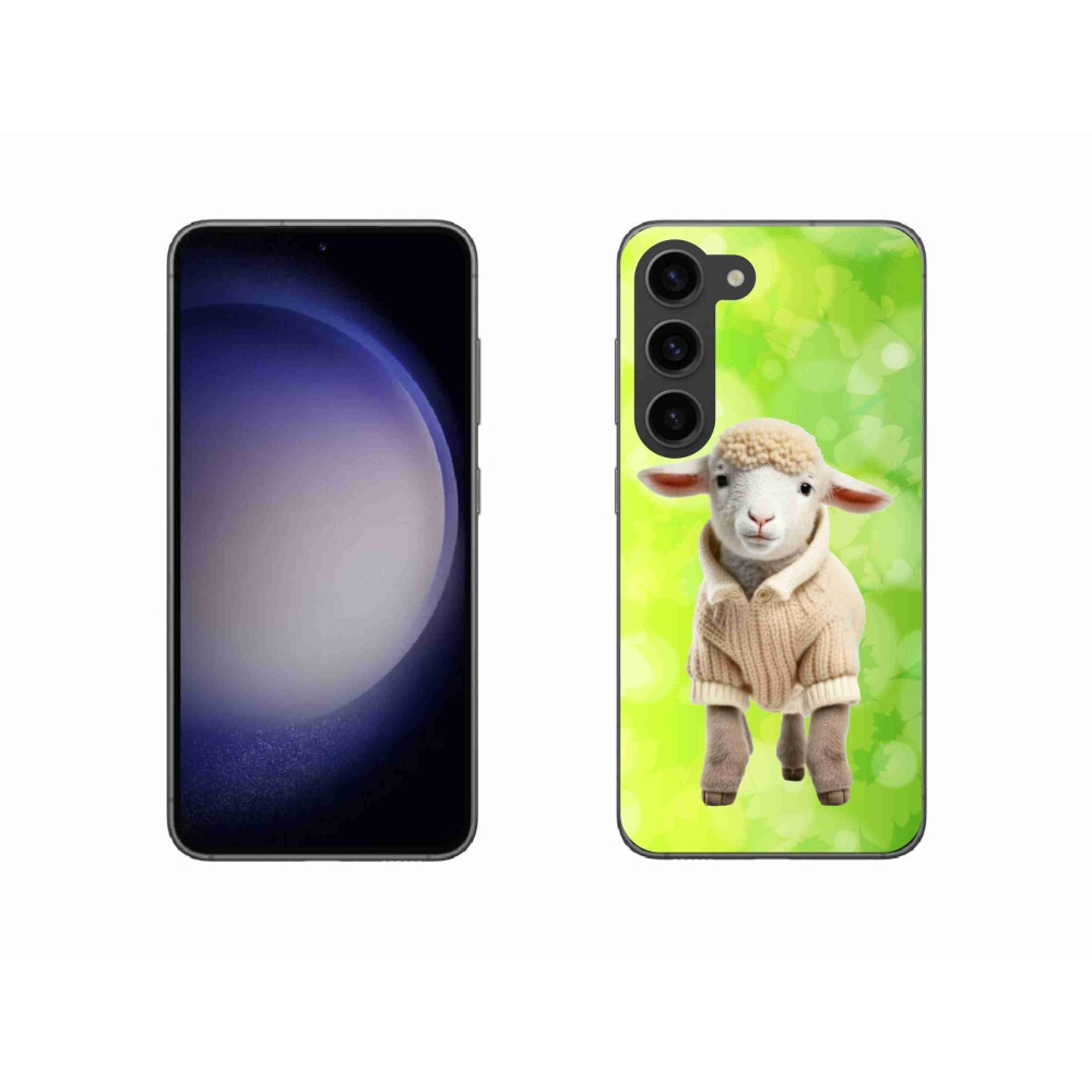 Gél borítás mmCase Samsung Galaxy S23 5G - bárány pulóverben
