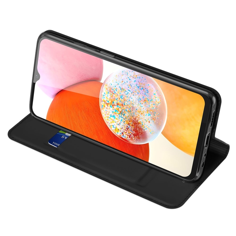 DUX könyvtáska Samsung Galaxy A15 4G/5G készülékhez - fekete