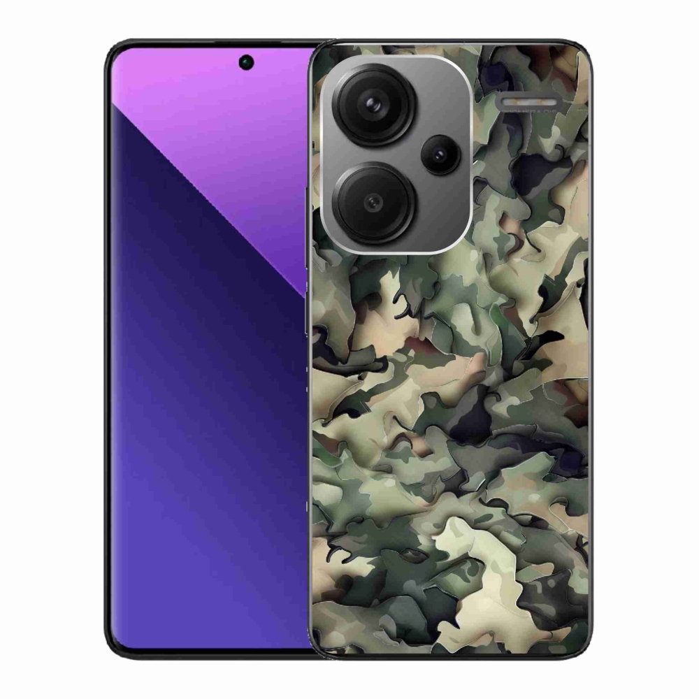 Gél borítás mmCase a Xiaomi Redmi Note 13 Pro+ 5G számára - álcázott minta 9