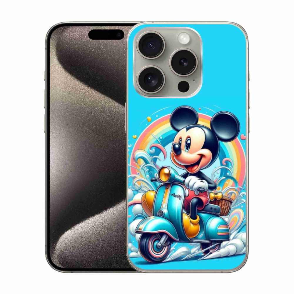 Zselés borítás mmCase iPhone 15 Pro készülékhez - mickey egér 2