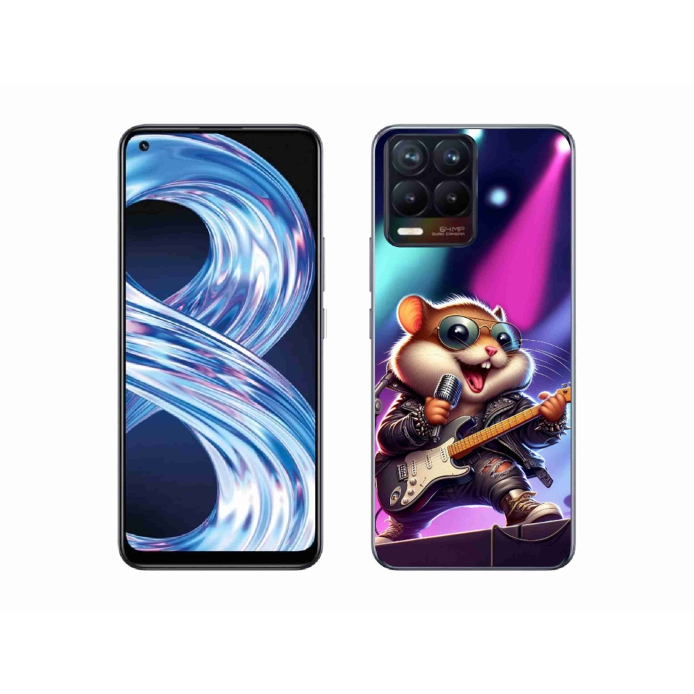 Gél borítás mmCase a Realme 8 4G-hez - hörcsög hintaló