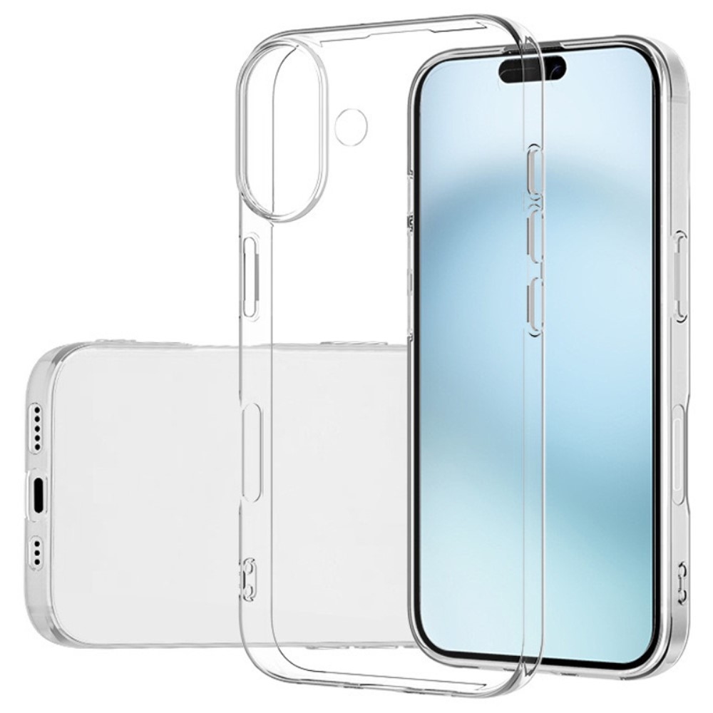 Átlátszó zselés tok iPhone 16 Plus készülékhez - átlátszó