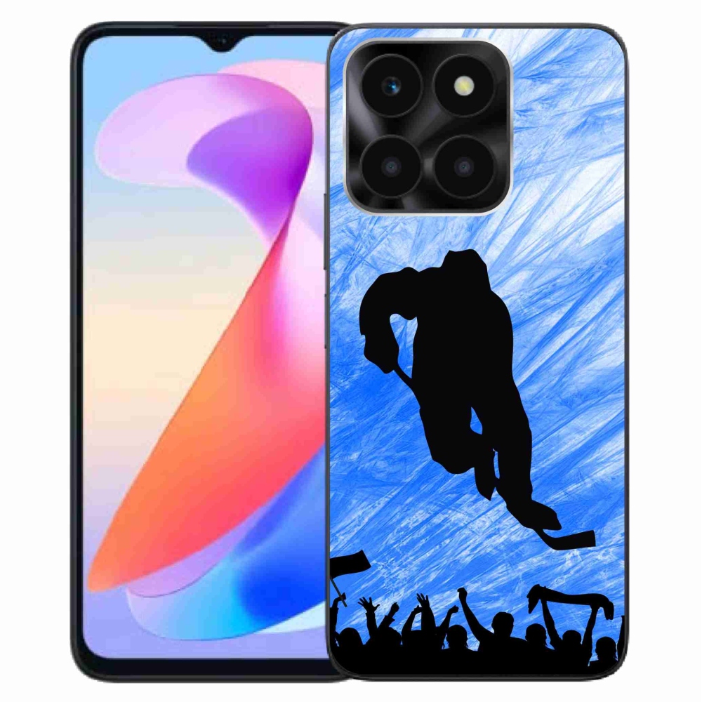 Zselés borítás mmCase a Honor X6a számára - hokis játékos