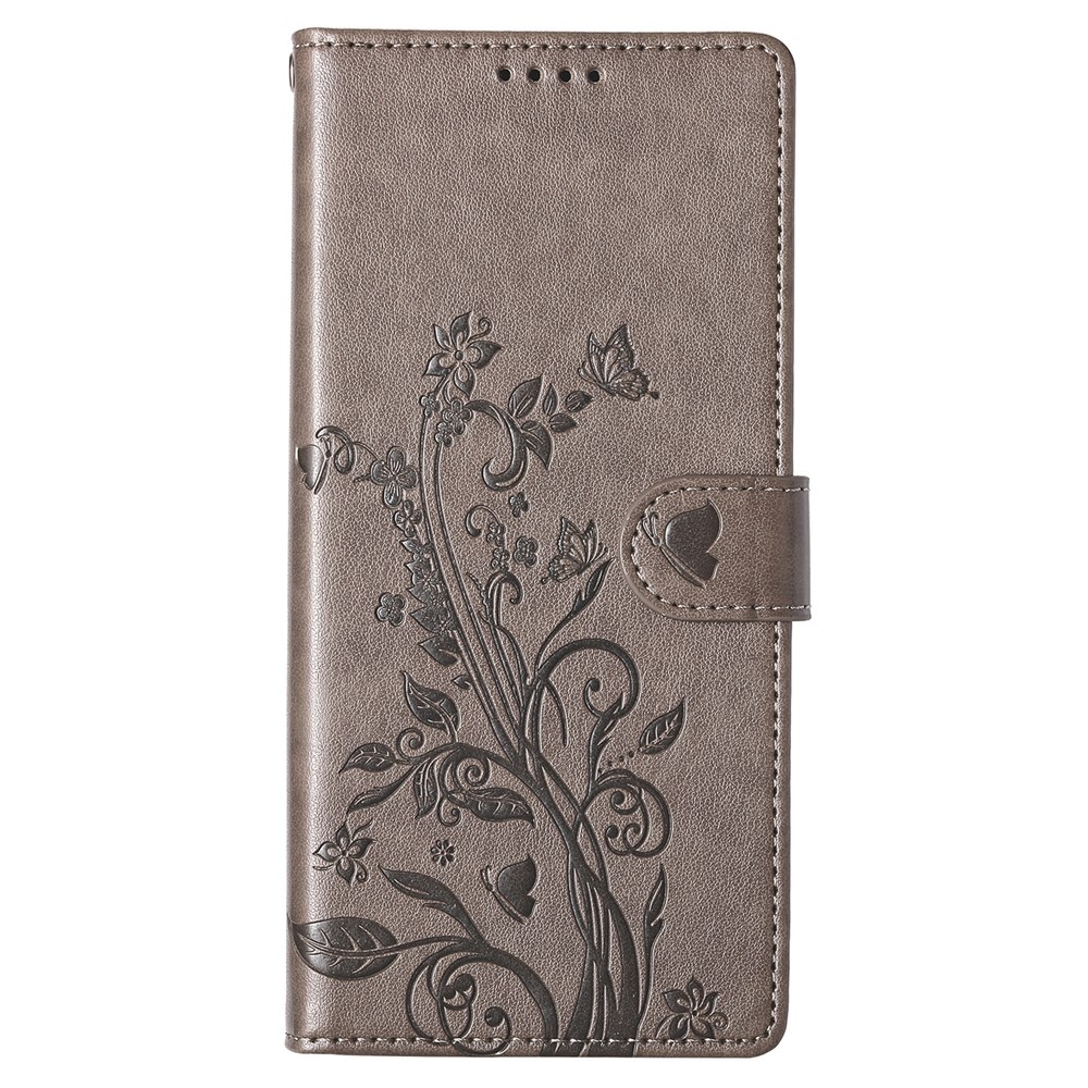 Virágos könyvtáska Xiaomi Redmi 15 5G (169mm) - szürke