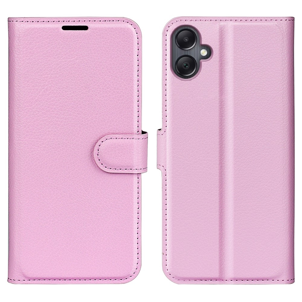 Litchi könyv tok Samsung Galaxy A06 4G - rózsaszínű