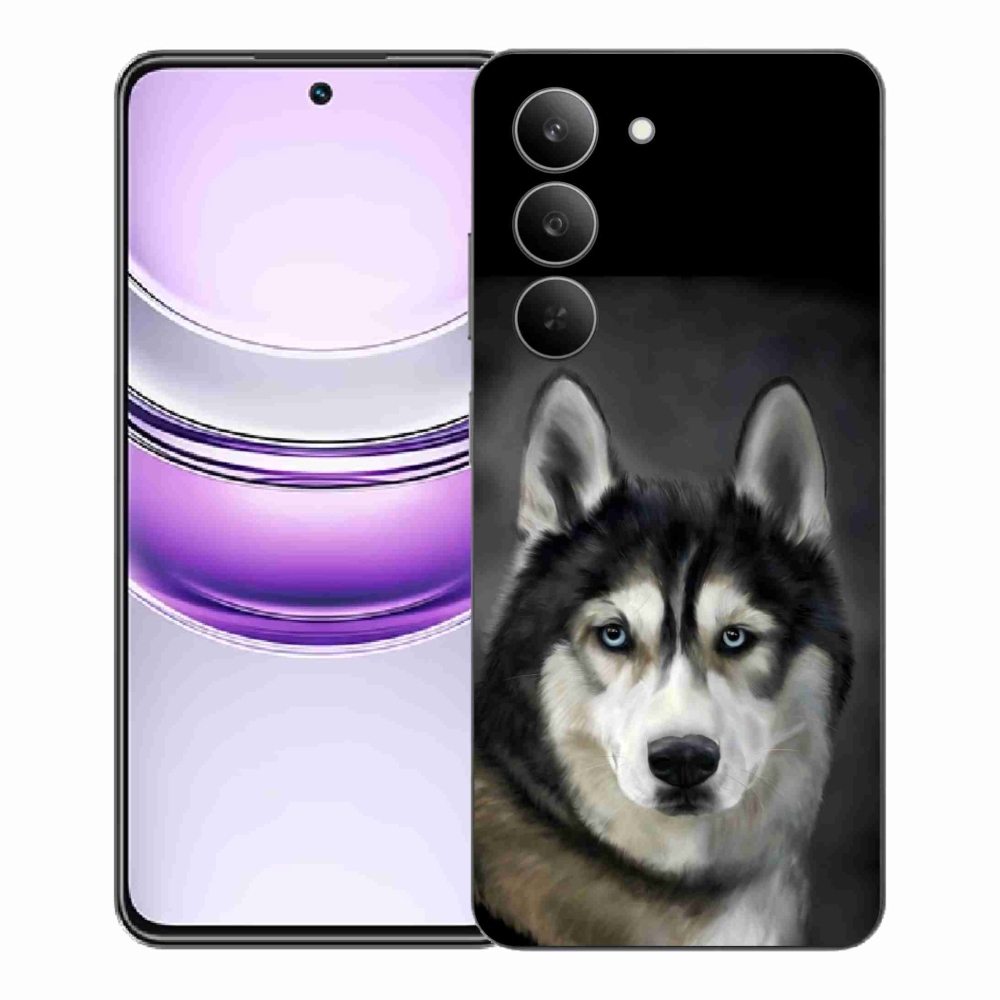 Gél borító mmCase a Realme 14x 5G készülékhez - husky