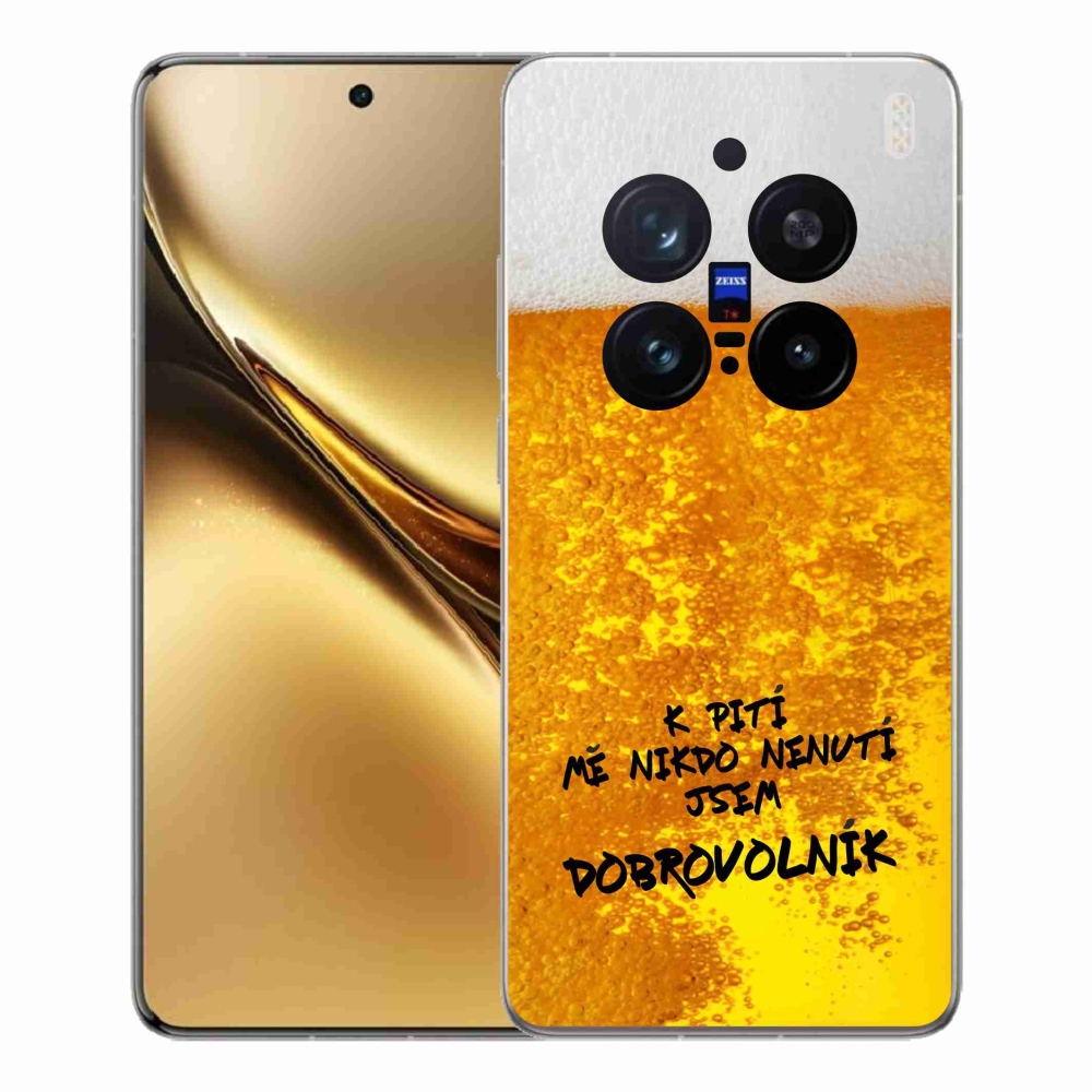 Zselés borítás mmCase a Vivo X200 Pro 5G számára - sör motívum 4