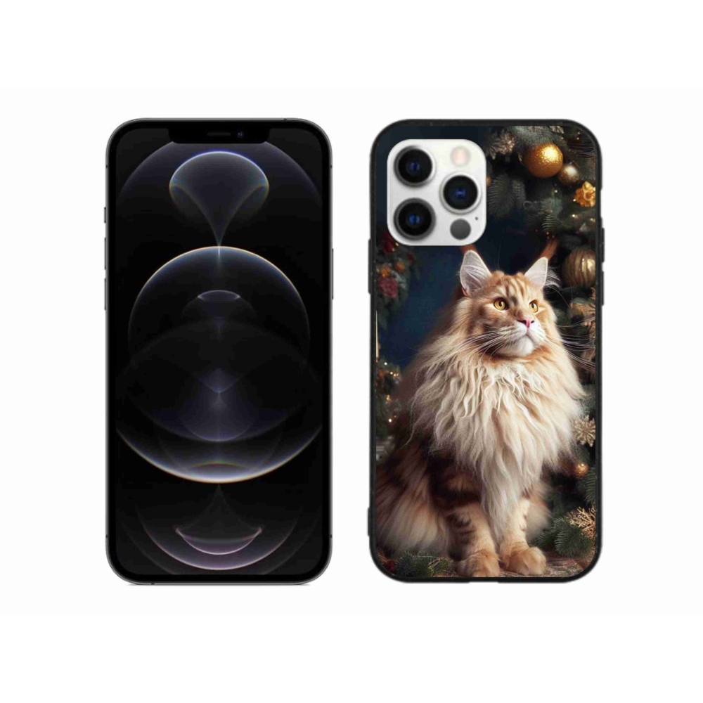 Zselés borítás mmCase iPhone 12 Pro Max készülékhez - macska a fánál