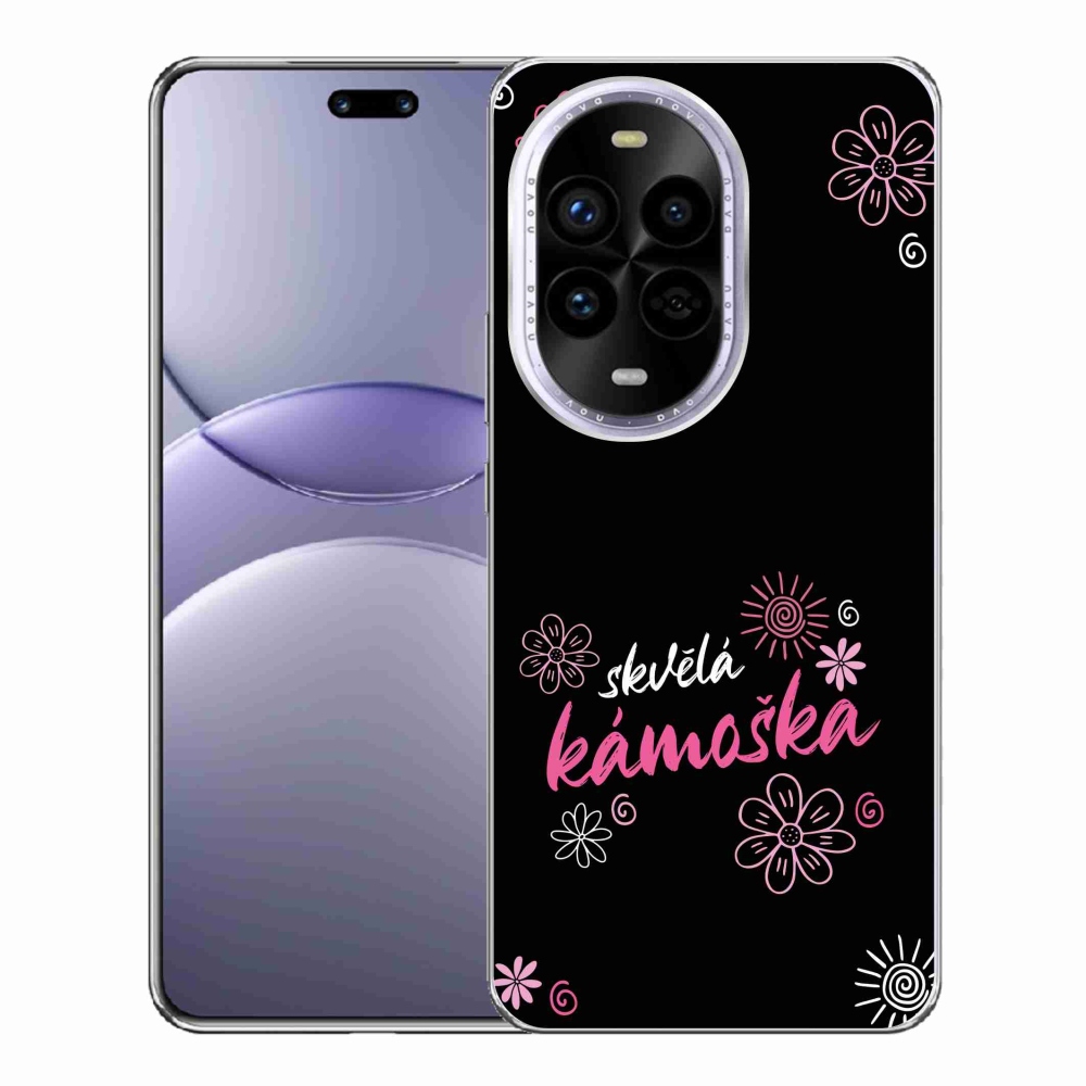 Gél borítás mmCase a Huawei Nova 13 Pro 5G-n - nagyszerű haver fekete háttérrel