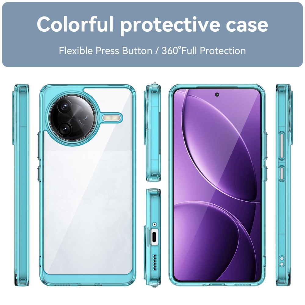 Gél tok rögzített hátlappal Xiaomi Poco F7 Ultra - világoskék