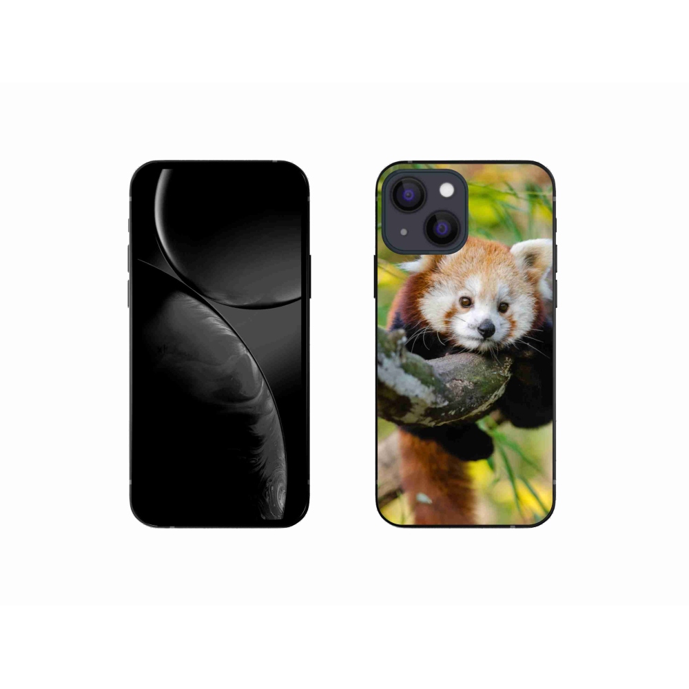 Zselés borítás mmCase iPhone 13 mini 5.4 készülékhez - pandavörös
