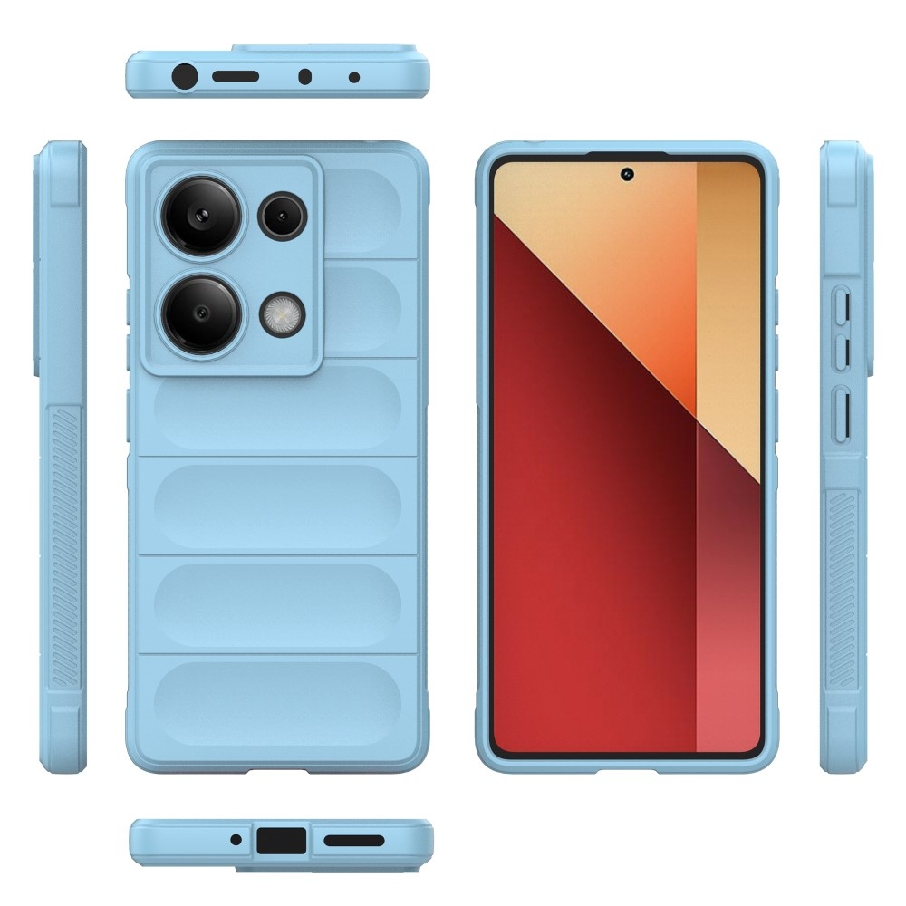 Rugg tartós zselés tok Xiaomi Redmi Note 13 Pro 4G/Poco M6 Pro - világoskék színben