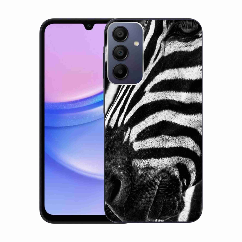 Zselés borítás mmCase Samsung Galaxy A15 4G/5G - zebra