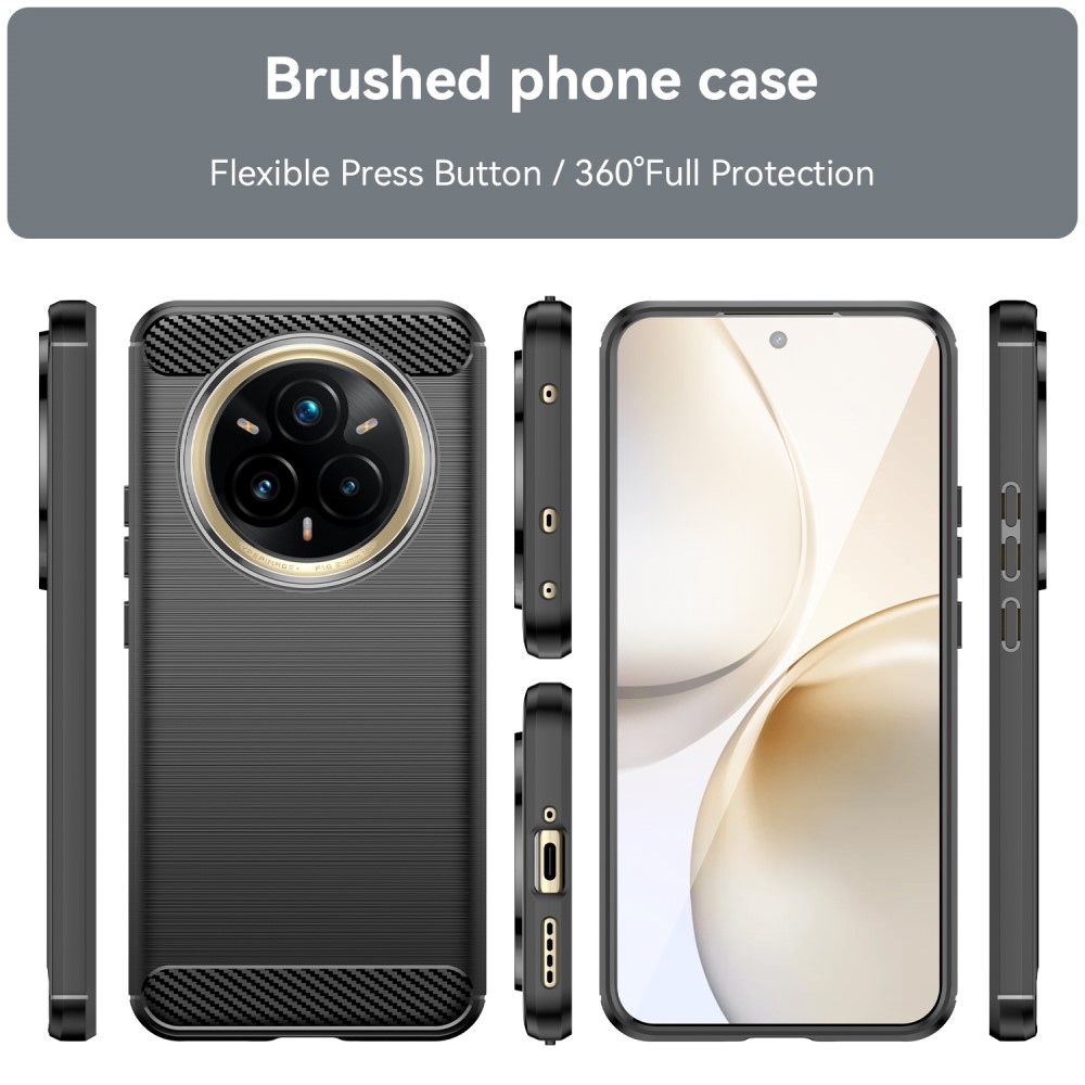 Szénálló zselés tok a Realme 14 Pro+ 5G készülékhez - fekete