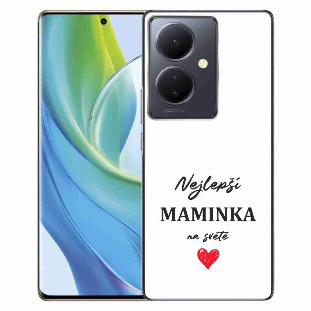 Gél borító mmCase a Vivo V29 Lite 5G-n - legjobb anya 1 fehér háttér