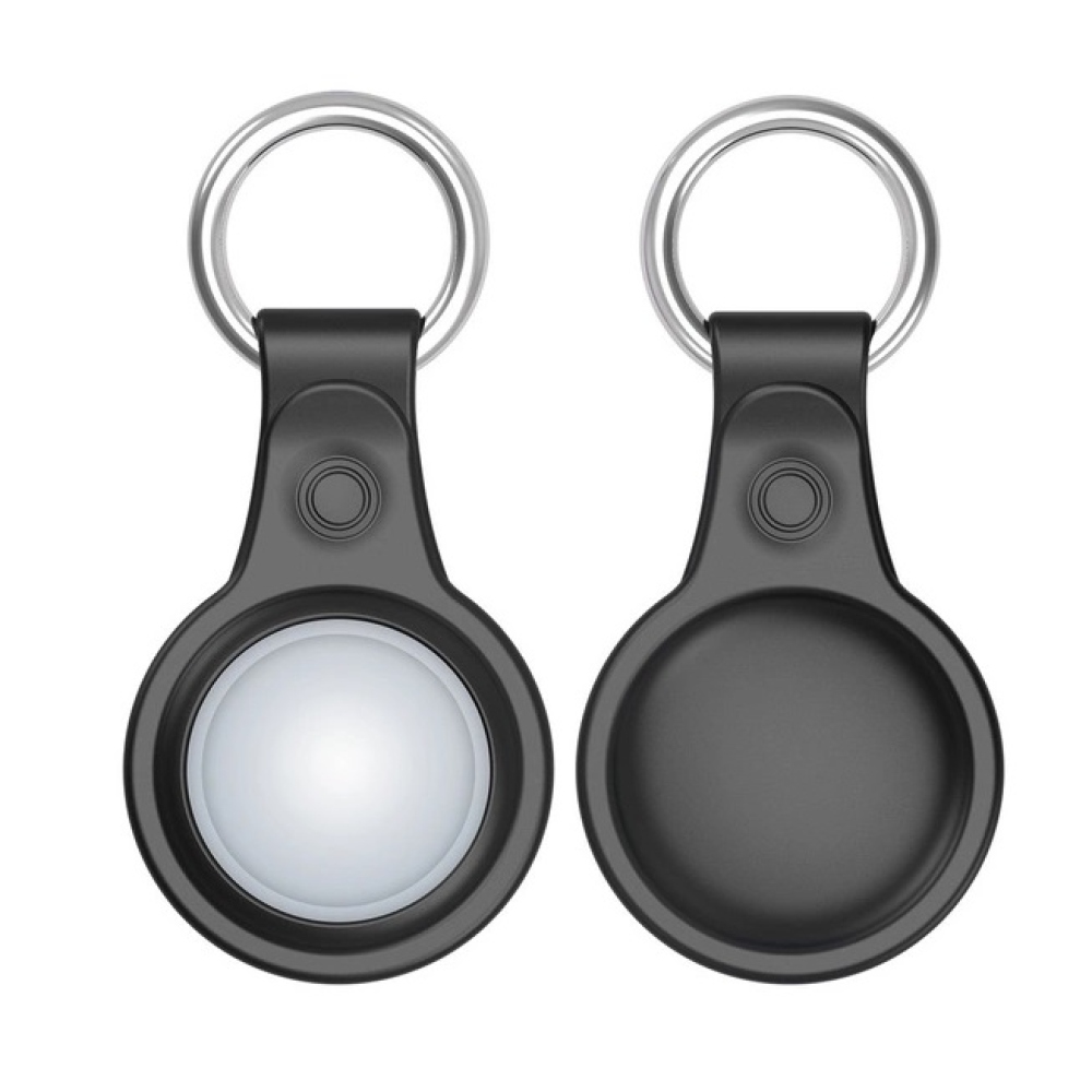 DUX szilikon tok az Apple AirTag-hez 4 darabos készlet - fekete/kék/rózsaszín/zöld