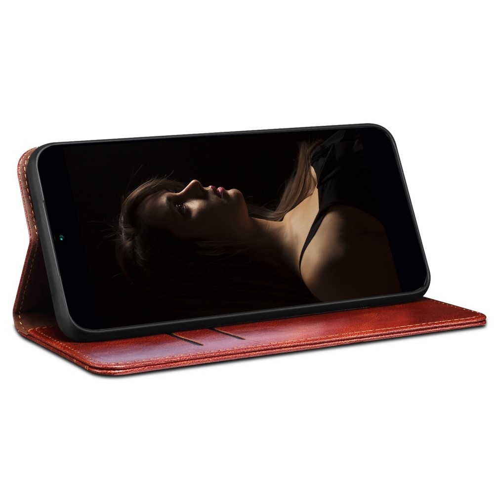 Viaszos könyvtáska Xiaomi 15 Ultra - barna