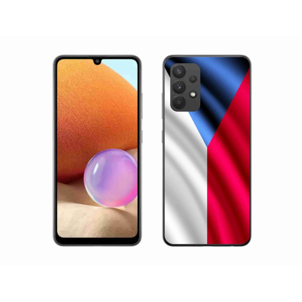 Gél borítás mmCase Samsung Galaxy A32 4G - cseh zászlóhoz