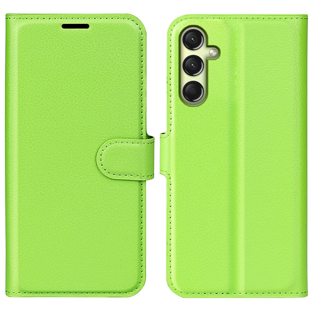 Litchi könyv tok Samsung Galaxy A16 4G/5G készülékhez - zöld