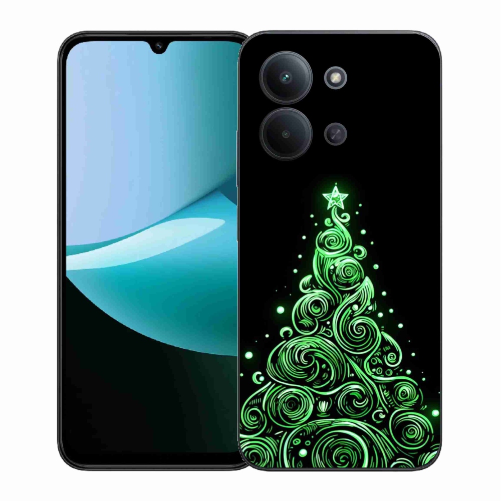 Gél borítás mmCase a Xiaomi Redmi 15C 4G (171mm)/Poco C85 4G (171mm) - neon karácsonyfa 3