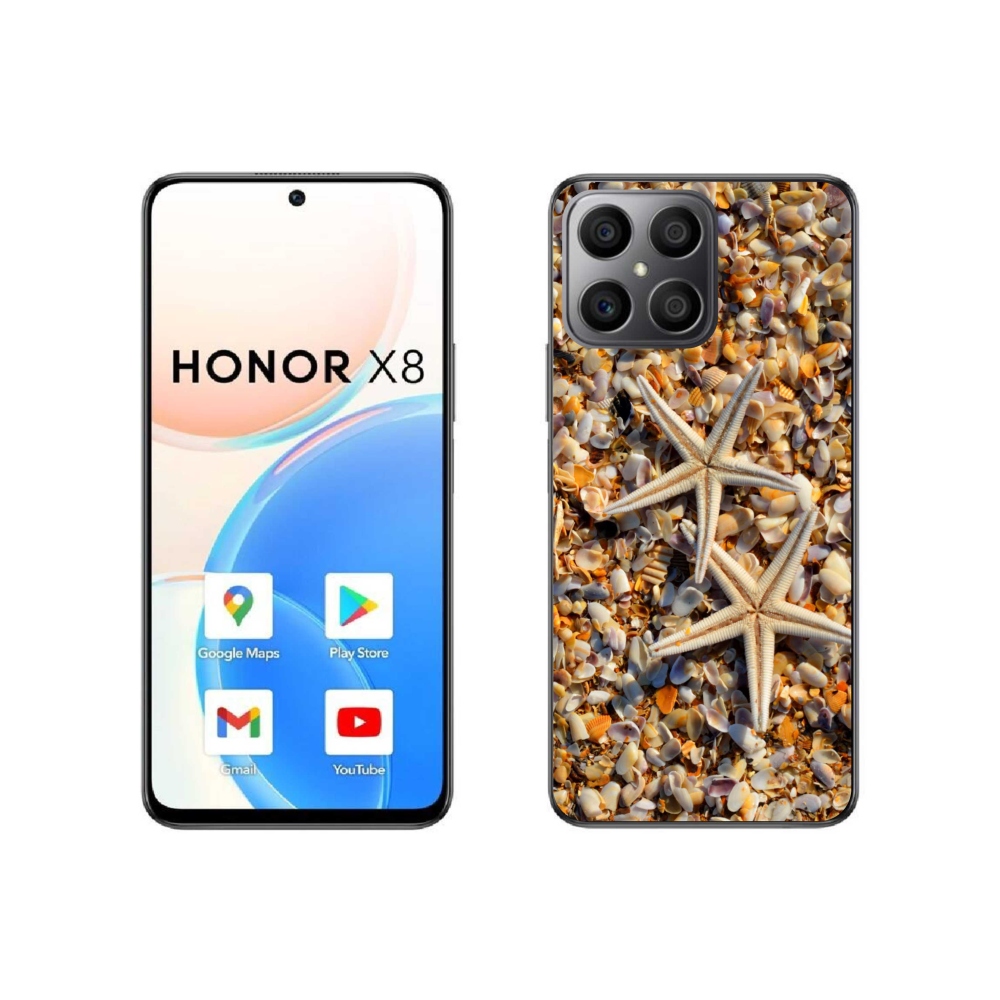 Zselés borítás mmCase a Honor X8 4G készülékhez - tengeri csillag