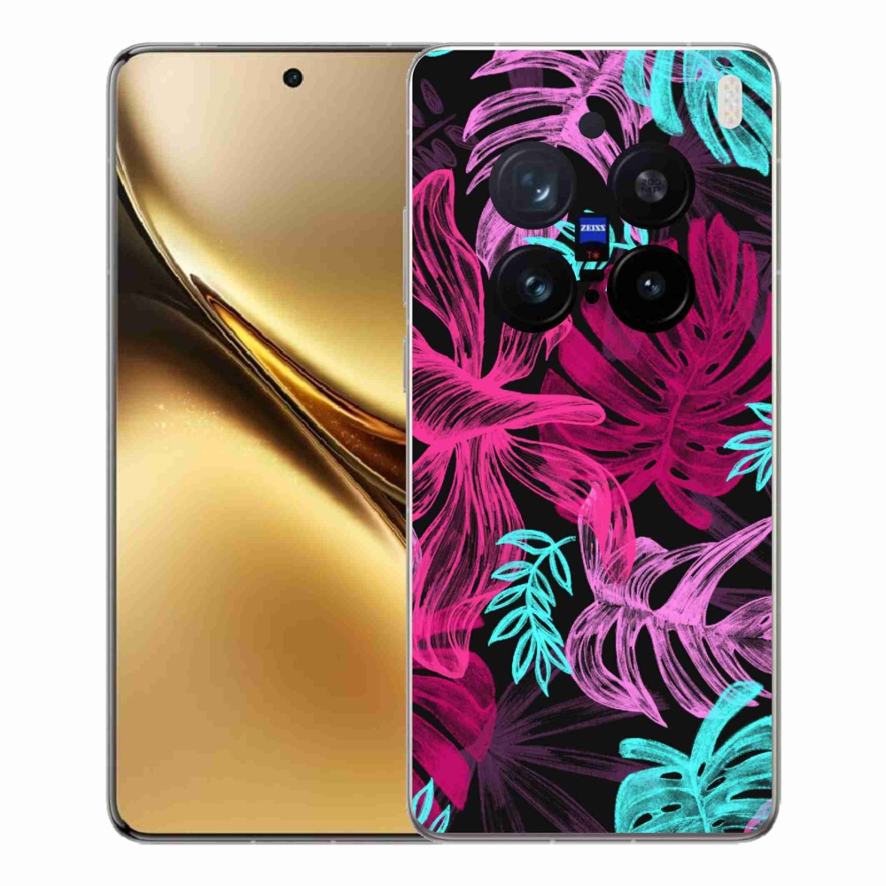 Zselés borítás mmCase a Vivo X200 Pro 5G készülékhez - virágok 1