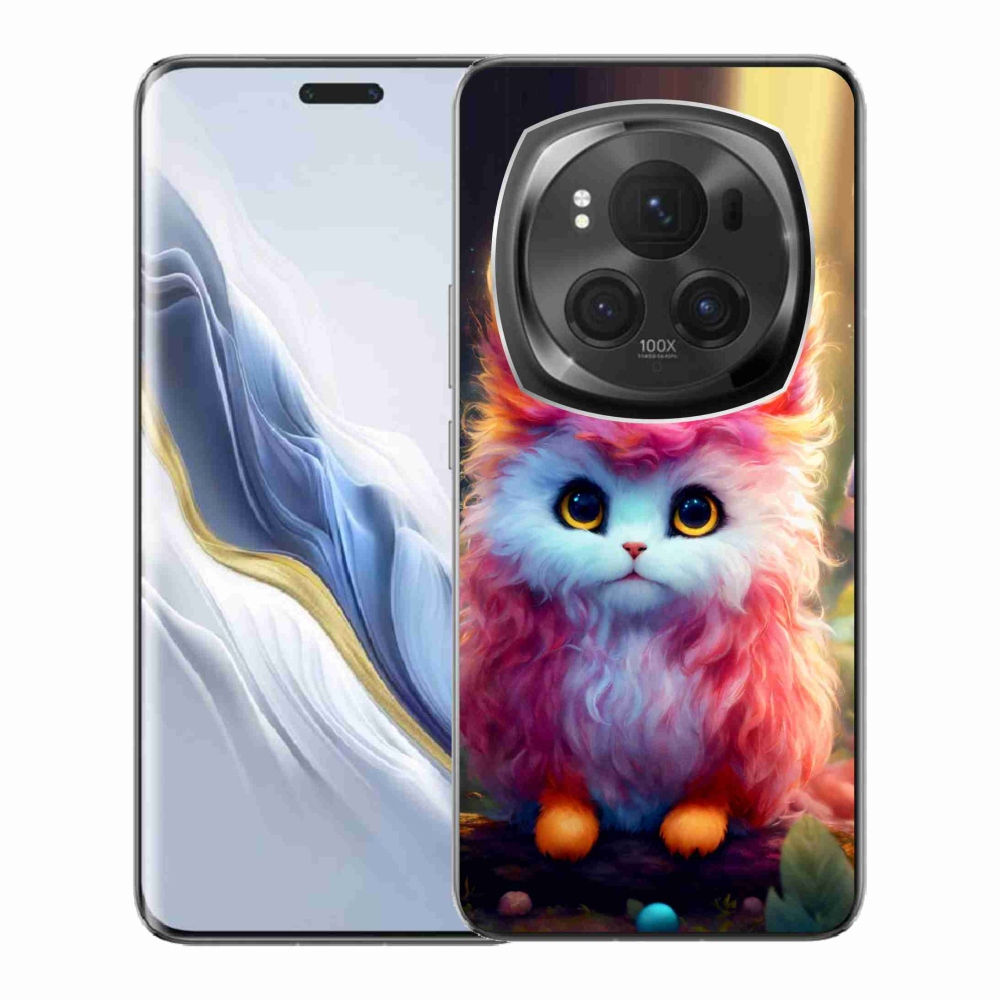 Gél borítás mmCase a Honor Magic 6 Pro 5G számára - aranyos cica 5