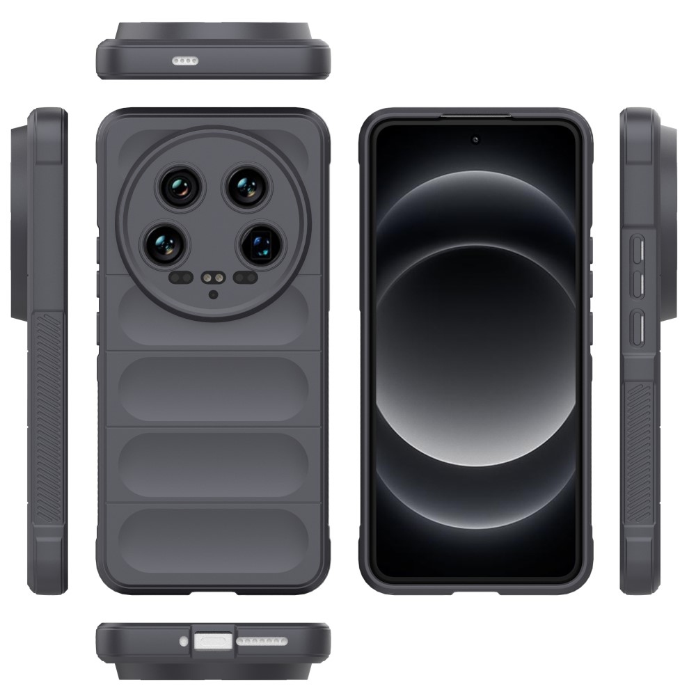 Rugg tartós zselés tok Xiaomi 14 Ultra - sötétszürke