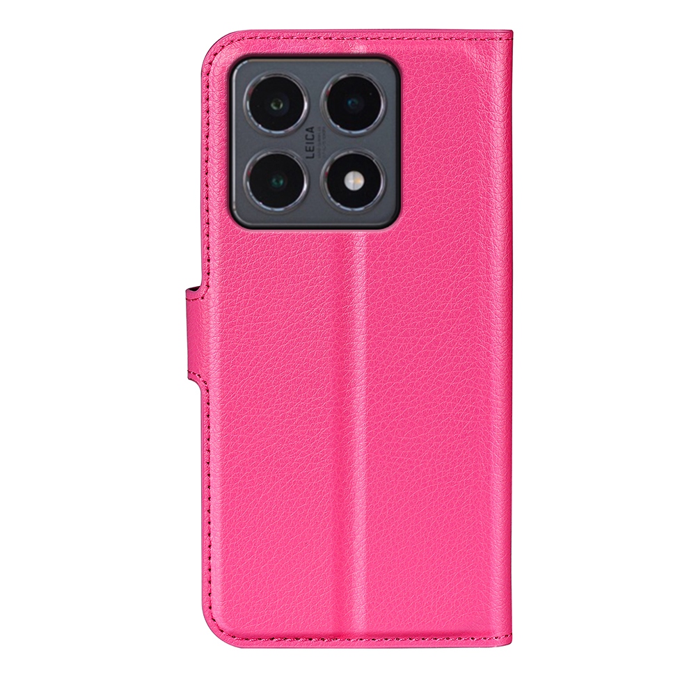 Litchi könyv tok a Xiaomi 15T-hez - rózsa