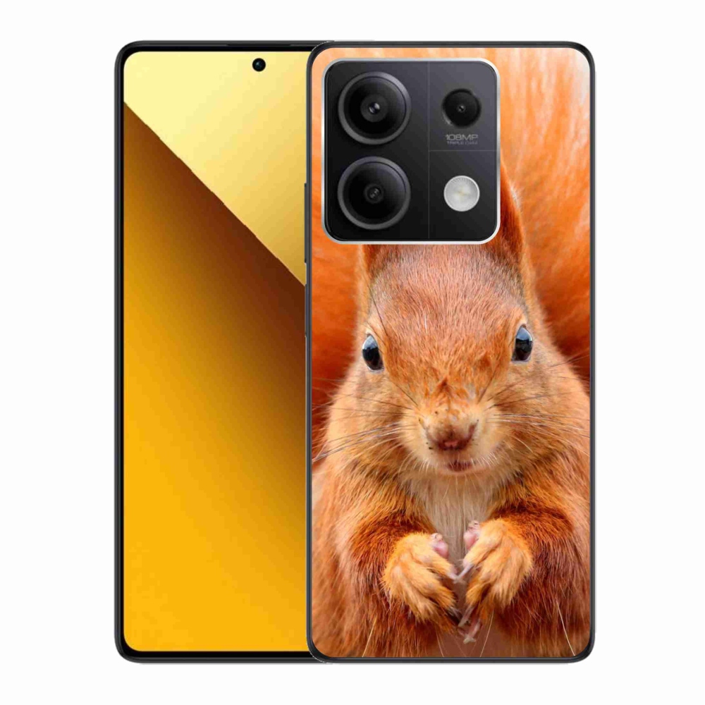Gél borítás mmCase a Xiaomi Redmi Note 13 5G számára - mókus