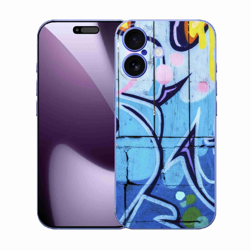Zselés borítás mmCase iPhone 17 készülékhez - graffiti