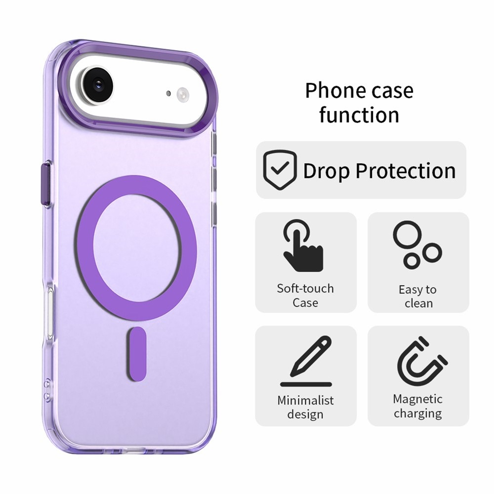 Candy zselés tok MagSafe iPhone 17 Air készülékhez - lila