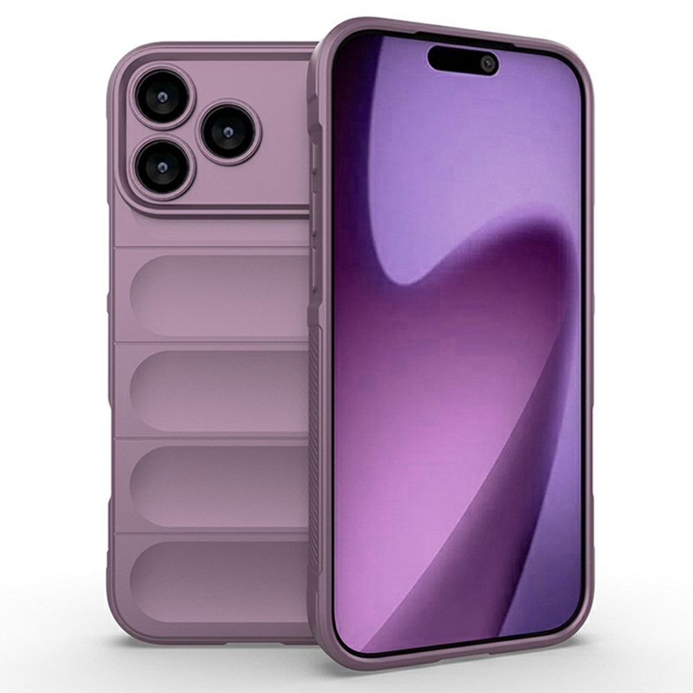 Rugg tartós zselés tok iPhone 17 Pro készülékhez - világos lila