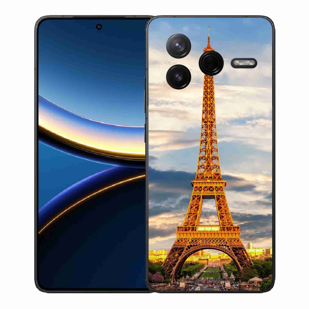 Gél borítás mmCase a Xiaomi Poco F7 Pro számára - eiffel torony 3