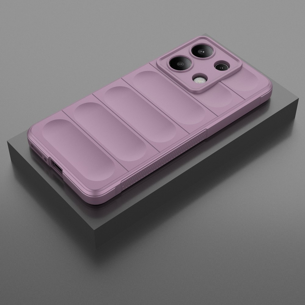 Rugg tartós zselés tok Xiaomi Redmi Note 13-hoz - világos lila