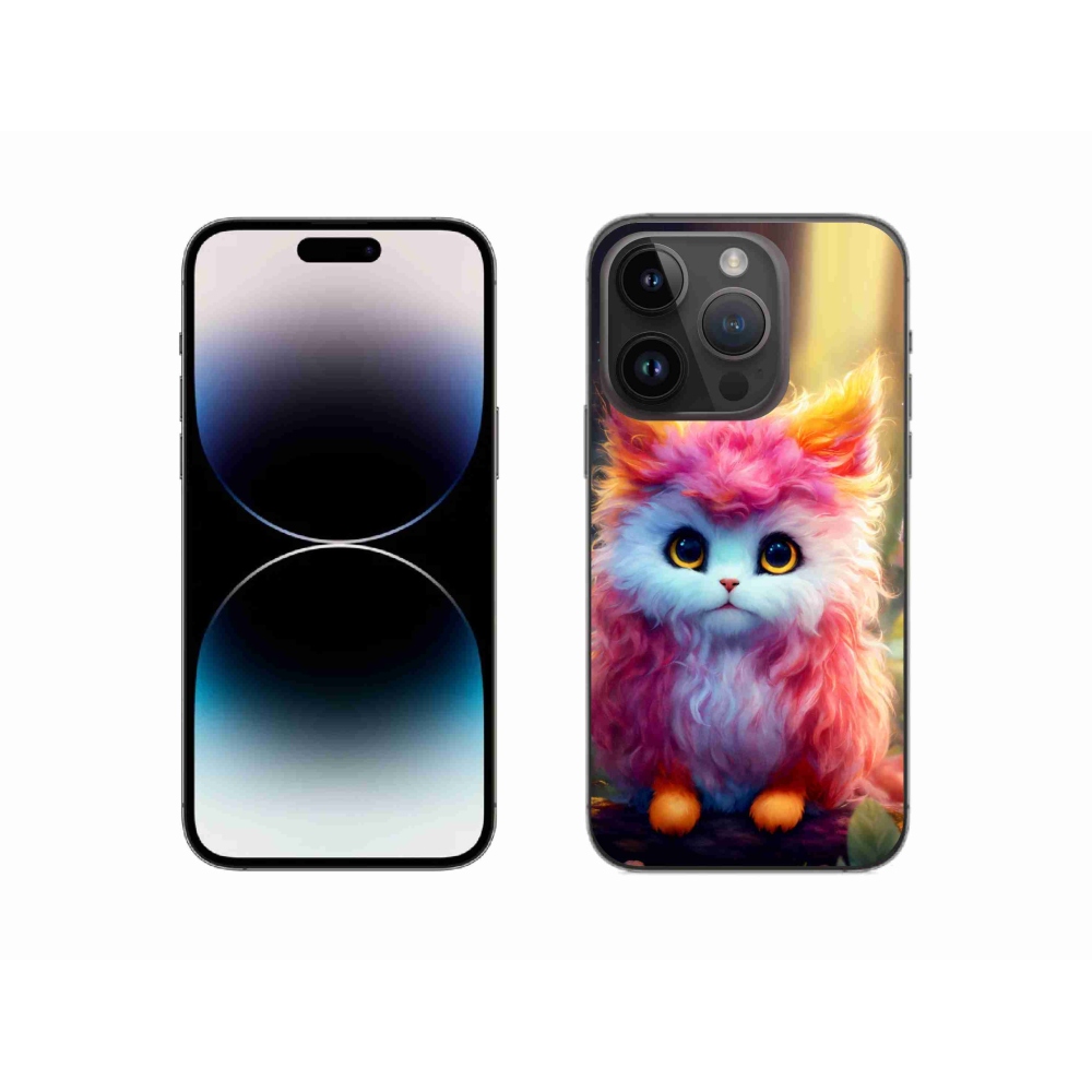 Gél borítás mmCase iPhone 14 Pro készülékhez - aranyos cica 5