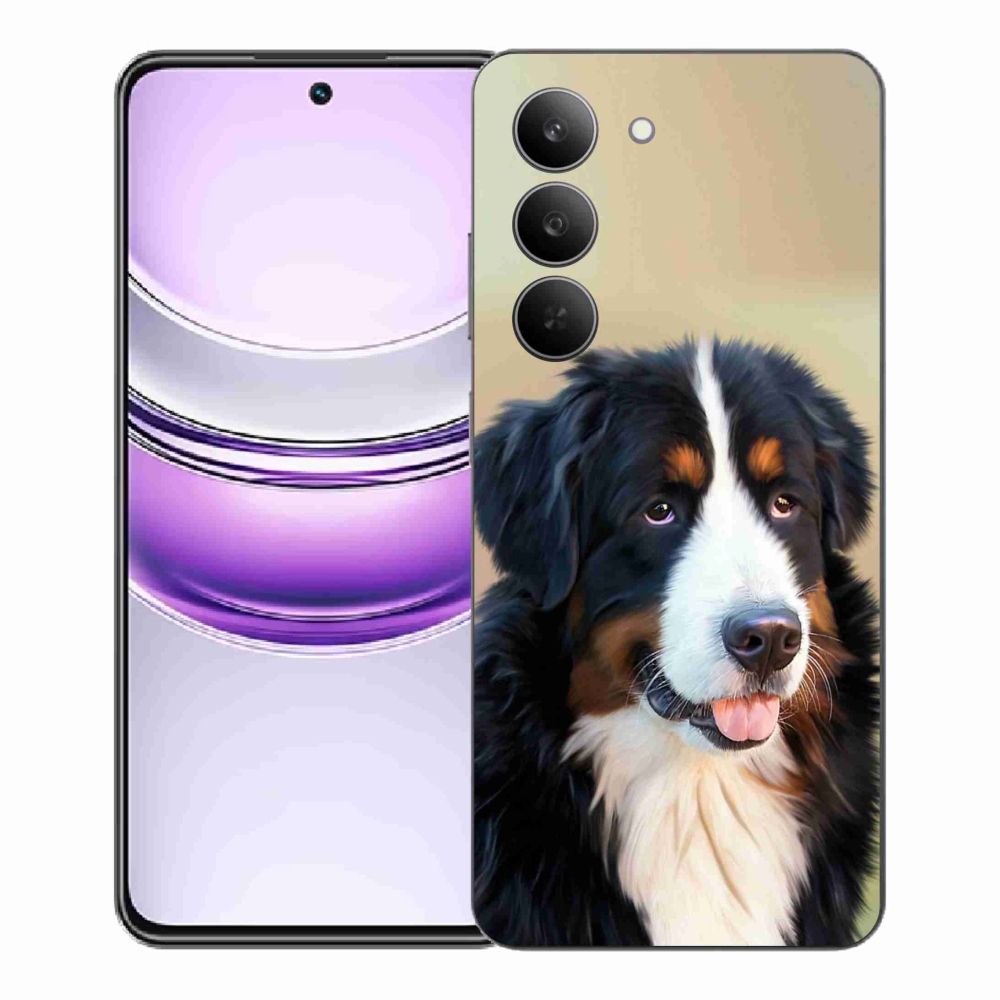Gél borítás mmCase a Realme 14x 5G készülékhez - Berni hegyi kutya