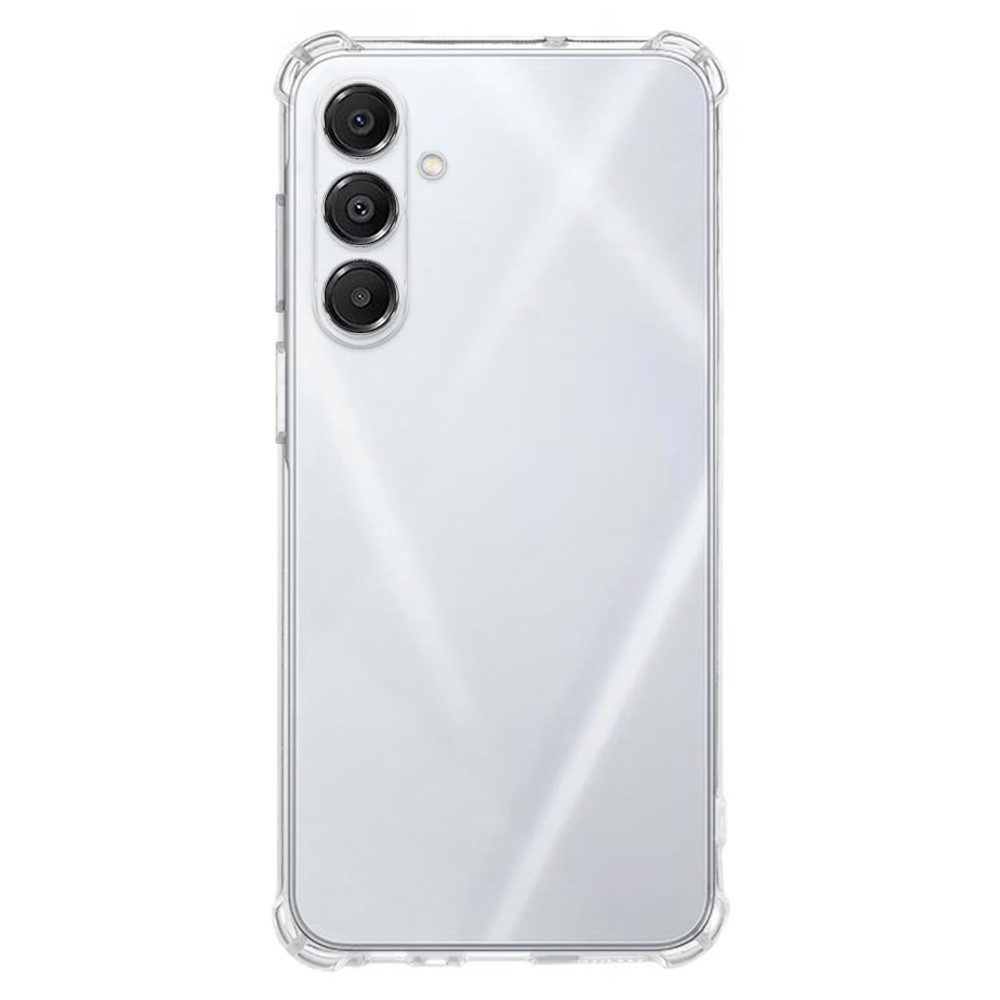 KLB átlátszó zselés tok Samsung Galaxy A17 5G készülékhez, megerősített sarkokkal