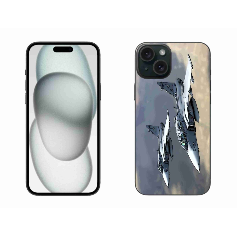 Zselés borítás mmCase iPhone 15 Plus készülékhez - vadászrepülők